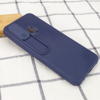 Чехол Camshield TPU со шторкой защищающей камеру для TECNO Spark 5 Pro Синий Чехол Camshield TPU со шторкой защищающей камеру для TECNO Spark 5 Pro Синий