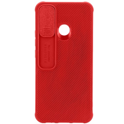 Чехол Camshield TPU со шторкой защищающей камеру для TECNO Spark 7 Красный Чехол Camshield TPU со шторкой защищающей камеру для TECNO Spark 7 Красный