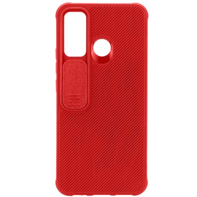Чехол Camshield TPU со шторкой защищающей камеру для TECNO Spark 7 Красный Чехол Camshield TPU со шторкой защищающей камеру для TECNO Spark 7 Красный