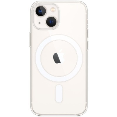 Чехол Clear Case MagSafe (АА) для Apple iPhone 13 (6.1") Прозрачный
