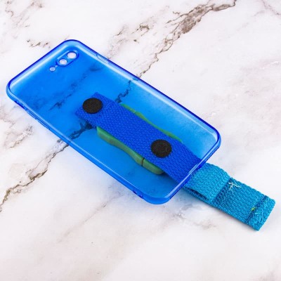 Чехол Handfree с цветным ремешком для Apple iPhone 7 plus / 8 plus (5.5") Синий