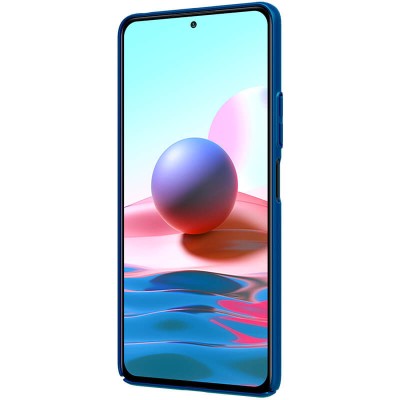 Чехол Nillkin Matte для Xiaomi Redmi Note 10 Pro / Note 10 Pro Max Бирюзовый / Peacock blue Чехол Nillkin Matte для Xiaomi Redmi Note 10 Pro / Note 10 Pro Max Бирюзовый / Peacock blue