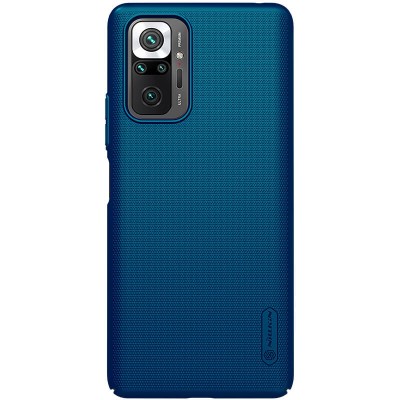 Чехол Nillkin Matte для Xiaomi Redmi Note 10 Pro / Note 10 Pro Max Бирюзовый / Peacock blue Чехол Nillkin Matte для Xiaomi Redmi Note 10 Pro / Note 10 Pro Max Бирюзовый / Peacock blue