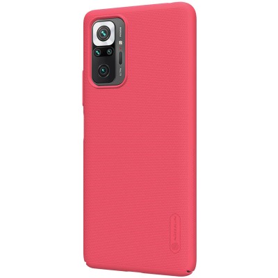 Чехол Nillkin Matte для Xiaomi Redmi Note 10 Pro / Note 10 Pro Max Красный Чехол Nillkin Matte для Xiaomi Redmi Note 10 Pro / Note 10 Pro Max Красный