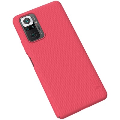 Чехол Nillkin Matte для Xiaomi Redmi Note 10 Pro / Note 10 Pro Max Красный Чехол Nillkin Matte для Xiaomi Redmi Note 10 Pro / Note 10 Pro Max Красный