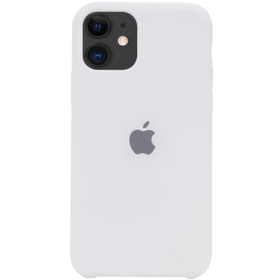 Чехол Silicone Case (AA) для Apple iPhone 11 (6.1") Белый / White Чехол Silicone Case (AA) для Apple iPhone 11 (6.1") Белый / White