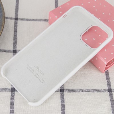 Чехол Silicone Case (AA) для Apple iPhone 11 (6.1") Белый / White Чехол Silicone Case (AA) для Apple iPhone 11 (6.1") Белый / White