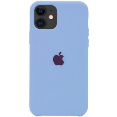 Чехол Silicone Case (AA) для Apple iPhone 11 (6.1") Голубой / Lilac Blue Чехол Silicone Case (AA) для Apple iPhone 11 (6.1") Голубой / Lilac Blue