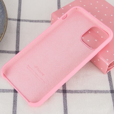 Чехол Silicone Case (AA) для Apple iPhone 11 (6.1") Розовый / Pink Чехол Silicone Case (AA) для Apple iPhone 11 (6.1") Розовый / Pink
