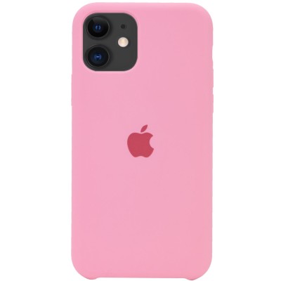 Чехол Silicone Case (AA) для Apple iPhone 11 (6.1") Розовый / Pink Чехол Silicone Case (AA) для Apple iPhone 11 (6.1") Розовый / Pink
