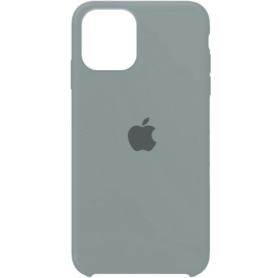 Чехол Silicone Case (AA) для Apple iPhone 11 (6.1") Серый / Mist Blue Чехол Silicone Case (AA) для Apple iPhone 11 (6.1") Серый / Mist Blue