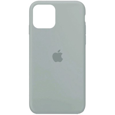 Чехол Silicone Case (AA) для Apple iPhone 11 Pro Max (6.5") Серый / Mist Blue Чехол Silicone Case (AA) для Apple iPhone 11 Pro Max (6.5") Серый / Mist Blue