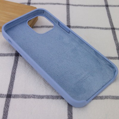 Чехол Silicone Case (AA) для Apple iPhone 12 mini (5.4") Голубой / Lilac Blue Чехол Silicone Case (AA) для Apple iPhone 12 mini (5.4") Голубой / Lilac Blue