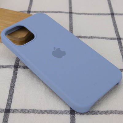 Чехол Silicone Case (AA) для Apple iPhone 12 mini (5.4") Голубой / Lilac Blue Чехол Silicone Case (AA) для Apple iPhone 12 mini (5.4") Голубой / Lilac Blue