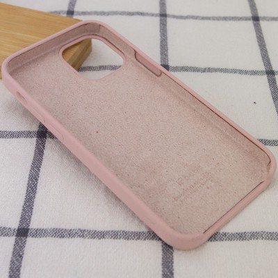 Чехол Silicone Case (AA) для Apple iPhone 12 mini (5.4") Розовый / Pink Sand Чехол Silicone Case (AA) для Apple iPhone 12 mini (5.4") Розовый / Pink Sand