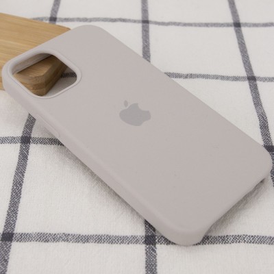 Чехол Silicone Case (AA) для Apple iPhone 12 mini (5.4") Серый / Stone Чехол Silicone Case (AA) для Apple iPhone 12 mini (5.4") Серый / Stone