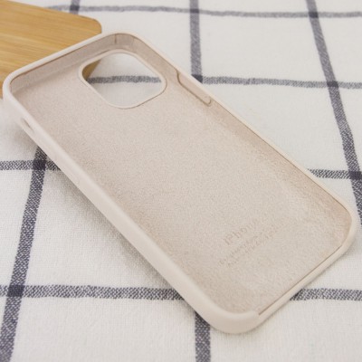 Чехол Silicone Case (AA) для Apple iPhone 12 Pro / 12 (6.1") Бежевый / Antigue White Чехол Silicone Case (AA) для Apple iPhone 12 Pro / 12 (6.1") Бежевый / Antigue White