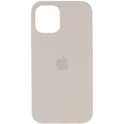 Чехол Silicone Case (AA) для Apple iPhone 12 Pro / 12 (6.1") Бежевый / Antigue White Чехол Silicone Case (AA) для Apple iPhone 12 Pro / 12 (6.1") Бежевый / Antigue White