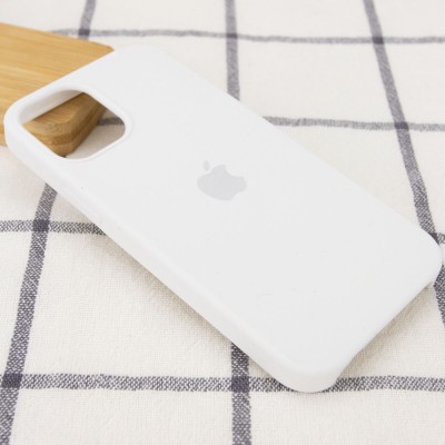 Чехол Silicone Case (AA) для Apple iPhone 12 Pro / 12 (6.1") Белый / White Чехол Silicone Case (AA) для Apple iPhone 12 Pro / 12 (6.1") Белый / White