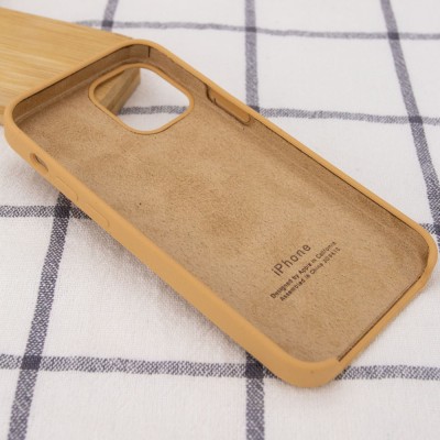 Чехол Silicone Case (AA) для Apple iPhone 12 Pro / 12 (6.1") Золотой / Gold Чехол Silicone Case (AA) для Apple iPhone 12 Pro / 12 (6.1") Золотой / Gold