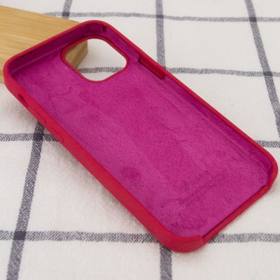Чехол Silicone Case (AA) для Apple iPhone 12 Pro / 12 (6.1") Красный / Rose Red Чехол Silicone Case (AA) для Apple iPhone 12 Pro / 12 (6.1") Красный / Rose Red