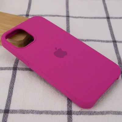 Чехол Silicone Case (AA) для Apple iPhone 12 Pro / 12 (6.1") Малиновый / Dragon Fruit Чехол Silicone Case (AA) для Apple iPhone 12 Pro / 12 (6.1") Малиновый / Dragon Fruit