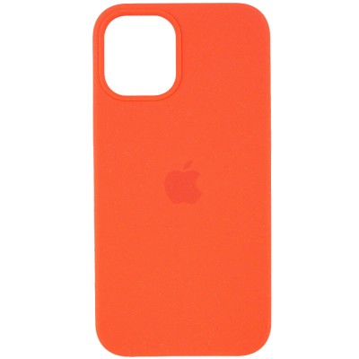 Чехол Silicone Case (AA) для Apple iPhone 12 Pro / 12 (6.1") Оранжевый / Kumquat Чехол Silicone Case (AA) для Apple iPhone 12 Pro / 12 (6.1") Оранжевый / Kumquat