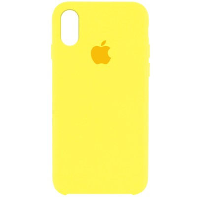 Чехол Silicone Case (AA) для Apple iPhone XR (6.1") Желтый / Yellow Чехол Silicone Case (AA) для Apple iPhone XR (6.1") Желтый / Yellow