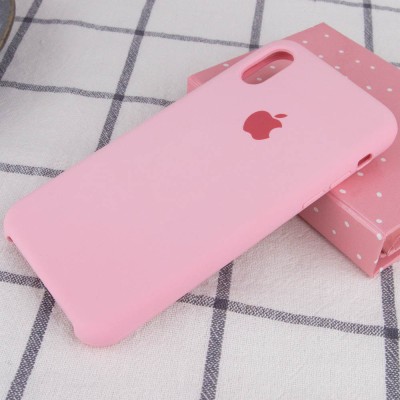 Чехол Silicone Case (AA) для Apple iPhone XR (6.1") Розовый / Pink