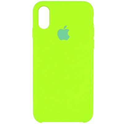 Чехол Silicone Case (AA) для Apple iPhone XR (6.1") Салатовый / Neon Green Чехол Silicone Case (AA) для Apple iPhone XR (6.1") Салатовый / Neon Green