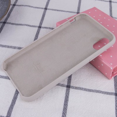 Чехол Silicone Case (AA) для Apple iPhone XR (6.1") Серый / Stone Чехол Silicone Case (AA) для Apple iPhone XR (6.1") Серый / Stone