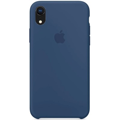 Чехол Silicone Case (AA) для Apple iPhone XR (6.1") Синий / Navy Blue Чехол Silicone Case (AA) для Apple iPhone XR (6.1") Синий / Navy Blue