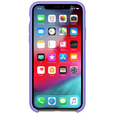 Чехол Silicone Case (AA) для Apple iPhone XR (6.1") Сиреневый / Dasheen