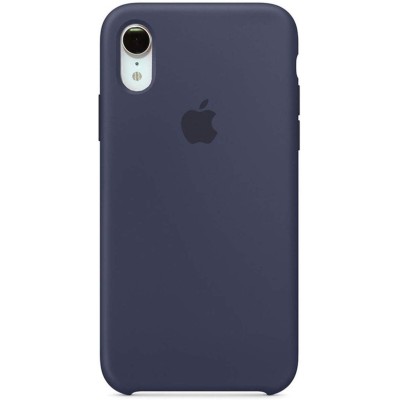 Чехол Silicone Case (AA) для Apple iPhone XR (6.1") Темный Синий / Midnight Blue Чехол Silicone Case (AA) для Apple iPhone XR (6.1") Темный Синий / Midnight Blue