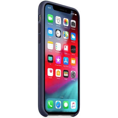 Чехол Silicone Case (AA) для Apple iPhone XR (6.1") Темный Синий / Midnight Blue Чехол Silicone Case (AA) для Apple iPhone XR (6.1") Темный Синий / Midnight Blue