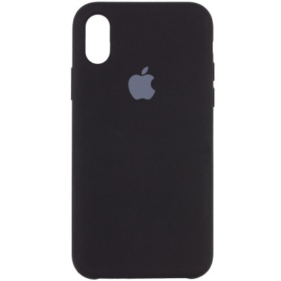 Чехол Silicone Case (AA) для Apple iPhone XR (6.1") Черный / Black Чехол Silicone Case (AA) для Apple iPhone XR (6.1") Черный / Black