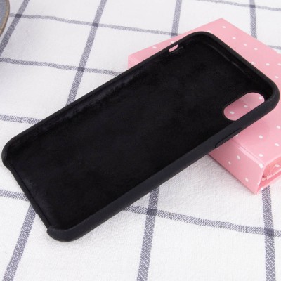 Чехол Silicone Case (AA) для Apple iPhone XR (6.1") Черный / Black Чехол Silicone Case (AA) для Apple iPhone XR (6.1") Черный / Black