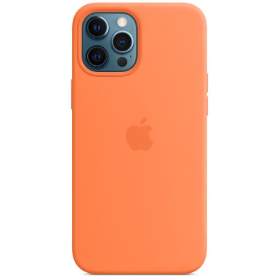 Чехол Silicone case (AAA) full with Magsafe для Apple iPhone 12 Pro / 12 (6.1") Оранжевый / Kumquat Чехол Silicone case (AAA) full with Magsafe для Apple iPhone 12 Pro / 12 (6.1") Оранжевый / Kumquat
