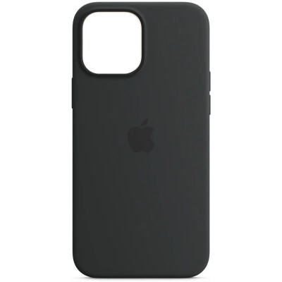 Чехол Silicone case (AAA) full with Magsafe для Apple iPhone 14 (6.1") Черный / Midnight