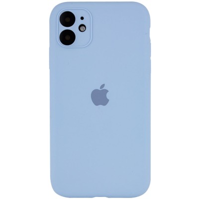 Чехол Silicone Case Full Camera Protective (AA) для Apple iPhone 12 mini (5.4") Голубой / Lilac Blue Чехол Silicone Case Full Camera Protective (AA) для Apple iPhone 12 mini (5.4") Голубой / Lilac Blue