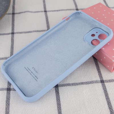 Чехол Silicone Case Full Camera Protective (AA) для Apple iPhone 12 mini (5.4") Голубой / Lilac Blue Чехол Silicone Case Full Camera Protective (AA) для Apple iPhone 12 mini (5.4") Голубой / Lilac Blue