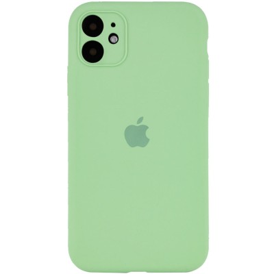 Чехол Silicone Case Full Camera Protective (AA) для Apple iPhone 12 mini (5.4") Мятный / Mint Чехол Silicone Case Full Camera Protective (AA) для Apple iPhone 12 mini (5.4") Мятный / Mint