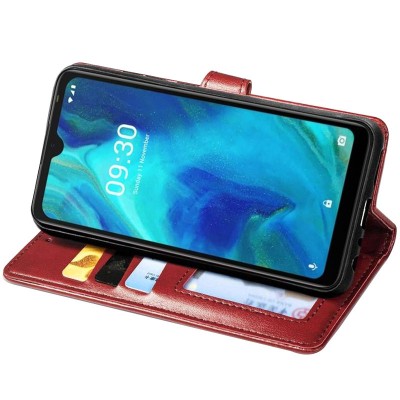 Кожаный чехол книжка GETMAN Gallant (PU) для TECNO Spark 7 Красный - 3 Кожаный чехол книжка GETMAN Gallant (PU) для TECNO Spark 7 Красный - 3