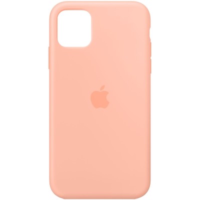 Чехол Silicone Case Full Protective (AA) для Apple iPhone 11 (6.1") Оранжевый / Grapefruit Чехол Silicone Case Full Protective (AA) для Apple iPhone 11 (6.1") Оранжевый / Grapefruit