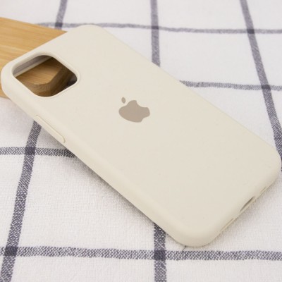 Чехол Silicone Case Full Protective (AA) для Apple iPhone 12 mini (5.4") Бежевый / Antigue White Чехол Silicone Case Full Protective (AA) для Apple iPhone 12 mini (5.4") Бежевый / Antigue White