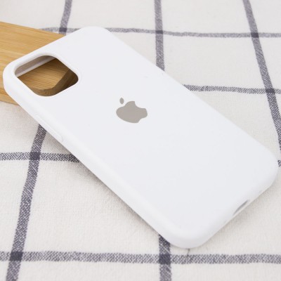 Чехол Silicone Case Full Protective (AA) для Apple iPhone 12 mini (5.4") Белый / White Чехол Silicone Case Full Protective (AA) для Apple iPhone 12 mini (5.4") Белый / White