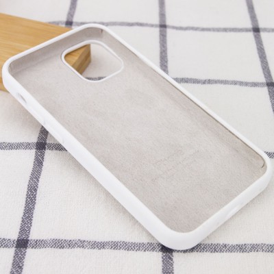 Чехол Silicone Case Full Protective (AA) для Apple iPhone 12 mini (5.4") Белый / White Чехол Silicone Case Full Protective (AA) для Apple iPhone 12 mini (5.4") Белый / White