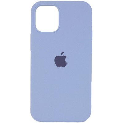 Чехол Silicone Case Full Protective (AA) для Apple iPhone 12 mini (5.4") Голубой / Lilac Blue Чехол Silicone Case Full Protective (AA) для Apple iPhone 12 mini (5.4") Голубой / Lilac Blue