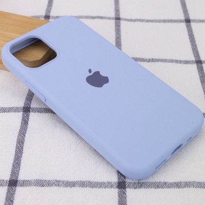Чехол Silicone Case Full Protective (AA) для Apple iPhone 12 mini (5.4") Голубой / Lilac Blue Чехол Silicone Case Full Protective (AA) для Apple iPhone 12 mini (5.4") Голубой / Lilac Blue