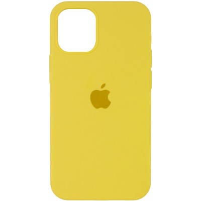 Чехол Silicone Case Full Protective (AA) для Apple iPhone 12 mini (5.4") Желтый / Yellow Чехол Silicone Case Full Protective (AA) для Apple iPhone 12 mini (5.4") Желтый / Yellow